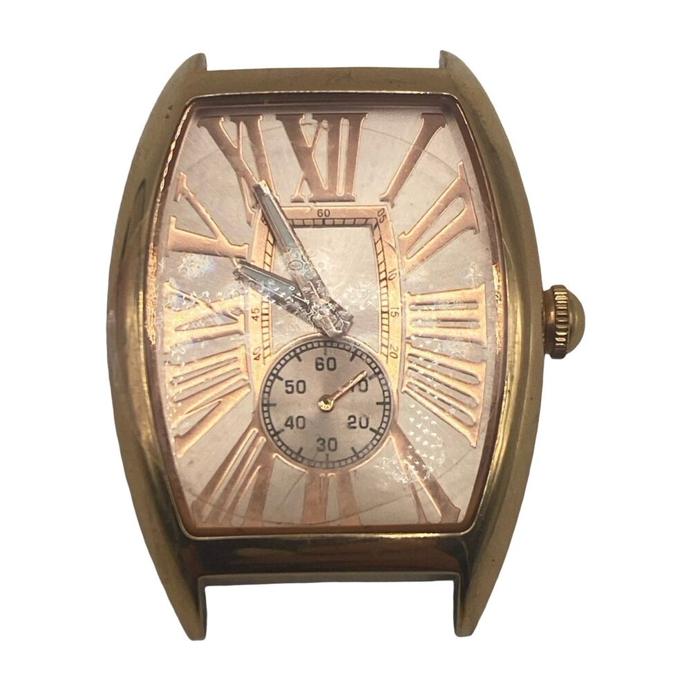 Bronzo Italia Watch Gold Tone Quartz Watch Needs Battery